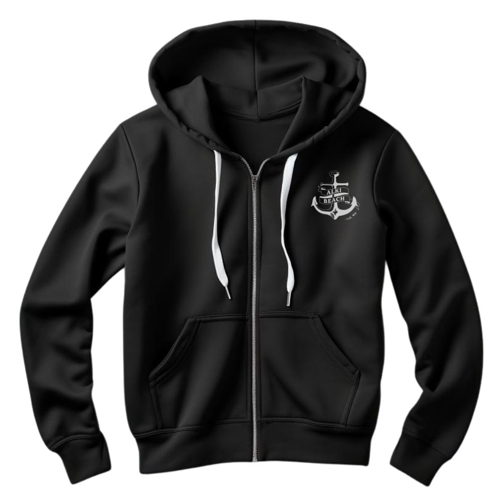 Anchors Aweigh Full Zip Hoodie - Unisex
