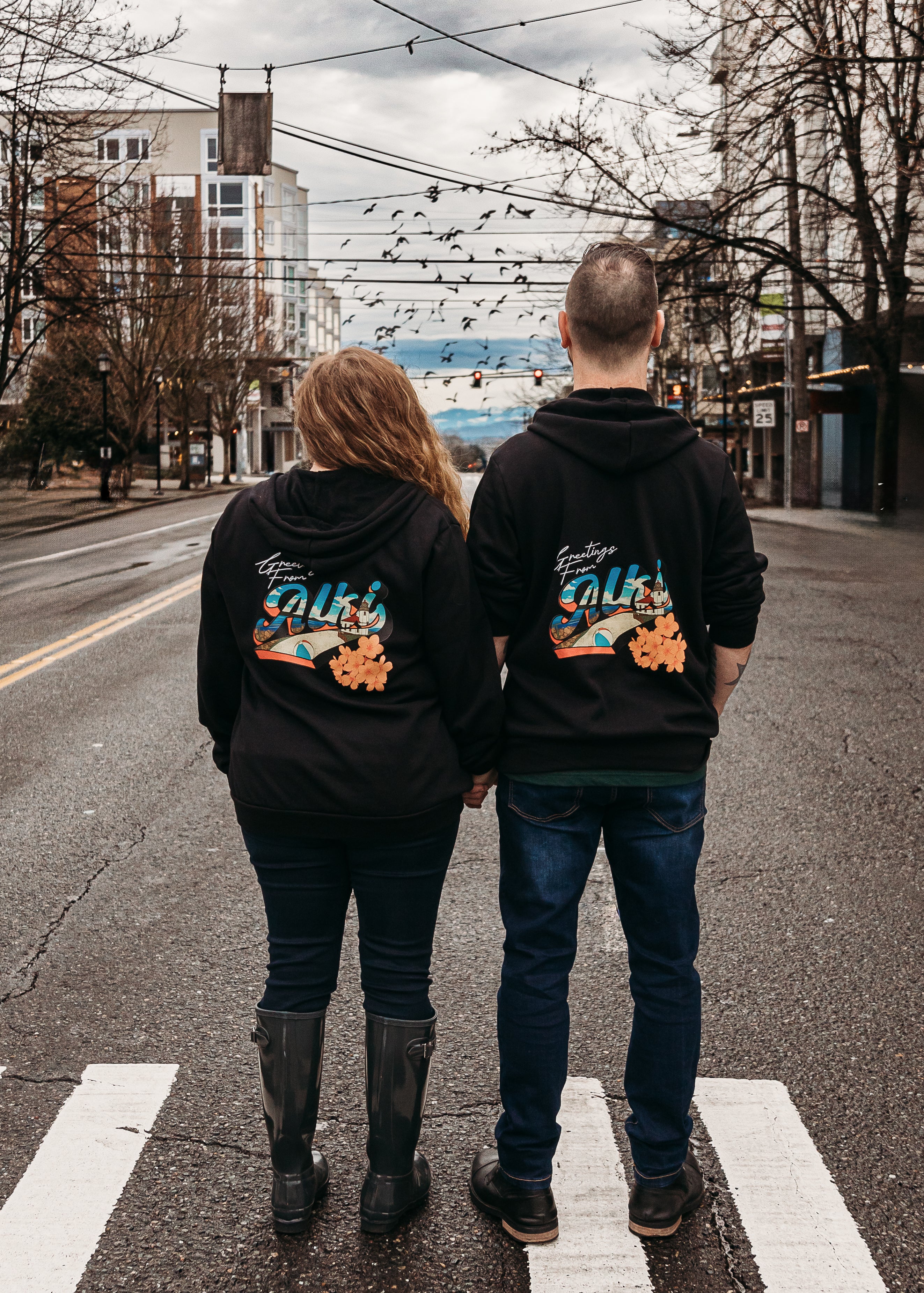 Greetings from Alki Full Zip Hoodie - Unisex