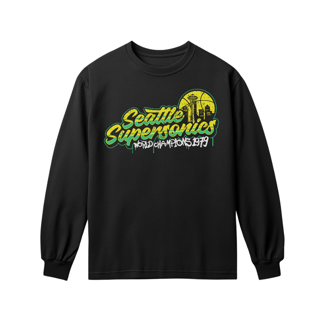 Sonics World Champions Long Sleeve Tee | Emerald City Threads